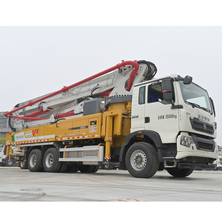 Бетононасос HB39V 39m, для грузовиков, высокое качество, лидер продаж, Китай