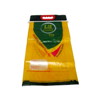 Petit sac de Jute de riz tissé en PP, impression personnalisée de 5kg avec poignée