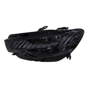 Phares modifiés pour <span class=keywords><strong>Audi</strong></span> A6L 05-11 ensemble de phares modifié A7 touch blue running horse running light water turn signal - Product Image 3