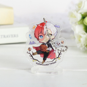 الواقف الأكريليك فستان الرمال المتحركة خلفية سائلة مطبوعة شكل مجلد الطوب عرض هزاز أنيمي ستاندي - Product Image 2