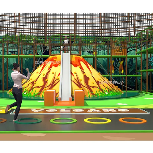 Озорной замок лес тематическая игровая площадка под заказ крытая игровая площадка для детских развлечений интерактивная игра