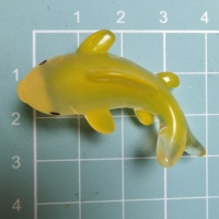 Miniaturas de Peces Koi en Resina, Figuras de Microresina para Slime, Decoración de Casa de Muñecas