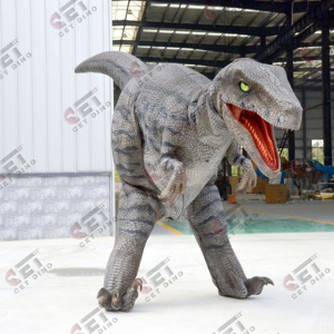 Costume de dinosaure réaliste fait main de haute qualité <span class=keywords><strong>Jurassic</strong></span> <span class=keywords><strong>World</strong></span> avec jambes cachées pour l'aventure - Product Image 5