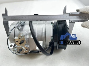 Nouveau compresseur XPower rouge avec embrayage 471-1388 pour excavatrice sur chenilles 2001-2006 avec garantie de 6 mois - Product Image 4