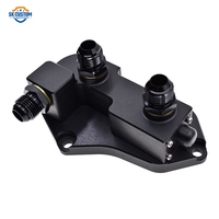 Kit de radiateur de refroidissement d'huile en aluminium SK CUSTOM 13 rangées pour moteur BMW N20 N26 N51 N52 N53 N54 N55 avec thermostat de 80 à 90 degrés