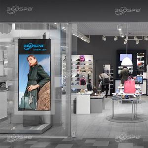 IWD55 Led Backlit Real Estate Window Hanging Display <b>Light</b> Box Poster Frame Decorative <b>Signs</b> Holder Advertising - Product Image 6