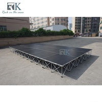 Plateforme de scène pliable Smart Stage 18 mm, installation facile, plateforme de scène pour concerts