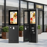 Vente directe usine HUWAPO – Kiosque de paiement sans numéraire en libre-service, terminal de point de vente (TPV) avec imprimante de tickets NFC, compatible Wi-Fi, pour extérieur, SDK inclus