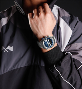 Naviforce 9232 sbes màu xanh lớn quay số thép không gỉ thạch anh Analog xem cho nam giới LCD kỹ thuật số cổ tay xem người đàn ông sáng tay đồng hồ - Product Image 6