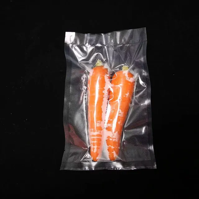 Sacchetti sottovuoto goffrato sacchetti piatti di plastica sacchetti per alimenti alla rinfusa sacchetti di cartone trasparente PE scatola Snack pellicola PE anti-umidità