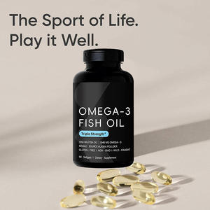 น้ำมันปลาโอเมก้า 3 แบบซอฟเจล 3 เท่าความเข้มข้น 2000 มก. น้ำมันปลาโอเมก้า 3 บริสุทธิ์ 1000 มก. ดีเอชเอ อีพีเอ น้ำมันปลาโอเมก้า 3 แบบซอฟเจลแคปซูล - Product Image 3