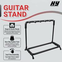 Factory Guitar Display Professional Stringed Instruments Accessories 5 Head Heavy Duty Iron Waterproof Durable Oem