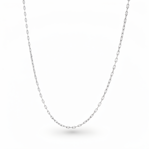 Collier Pendentif Élégant Minimaliste Brillant Blanc Uni Pt950 Chaînes Fines Unisexe Usage Quotidien Bijou de Luxe Accessoire Cadeau - Product Image 2