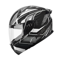 Nouveau casque de moto à visière rabattable, coque en ABS, mousse, masque facial détachable, style ouvrable, utilisation toutes saisons, homologué DOT, tailles S/M/L/XL