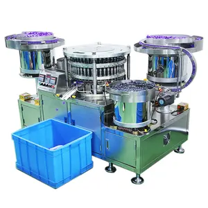 Automatic Vacuum Blood Collection Tube and Cap Assembly Machine for blood tube production line