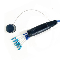Cubierta de Cable Óptico Blindado, Conector Impermeable PDLC, Audio y Datos, Marca HITEC, Modelo HTP, China JIA
