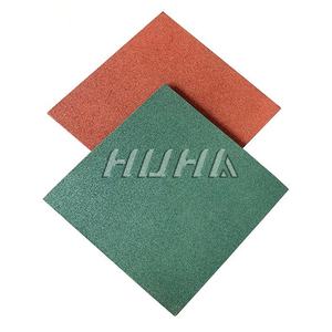 Factory <span class=keywords><strong>HUHA</strong></span> 20mm Playground Outdoor Flooring Rubber Tiles Alfombra De Goma Para Parques Infant - Product Image 5