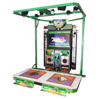 Machine de jeu de danse à jetons Pump It up Machine de danse/Machine de jeu à jetons pour enfants/Machine de jeu de pièces