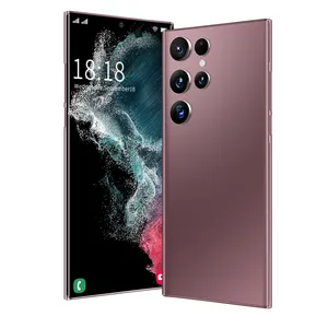 Venta al por mayor Dropshipping Smartphone S23 Ultra 6,7 pulgadas Pantalla Completa 12 + 512GB Android teléfonos móviles Face ID desbloqueado teléfono móvil