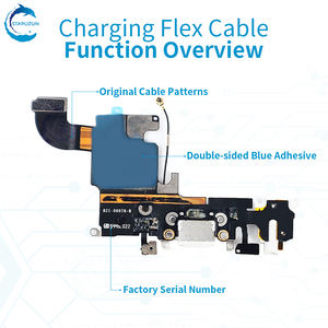 STAROZON Livraison rapide pour <span class=keywords><strong>Iphone</strong></span> 6G 6P <span class=keywords><strong>6S</strong></span> 6SP Câbles flexibles de téléphone portable Ports de charge de remplacement pour pièces de rechange de téléphone intelligent - Product Image 5