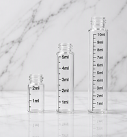 Bouteilles pulvérisatrices en verre vides et rechargeables, format voyage, avec pompe, pour cosmétiques et parfums, sérigraphiées, effet givré, pour diffuseur à bâtonnets