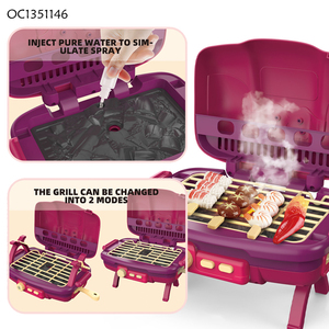 Set Giocattolo Educativo per Bambini con Funzione Spray, Simulazione Barbecue e Cucina - Product Image 4