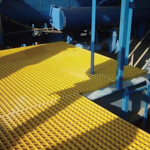 30 X 38 X 38 mm 경량 및 강력한 장수명 섬유 강화 FRP GRP 유리섬유 그레이팅 보행로용 - Product Image 5