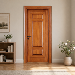Puerta Interior Moderna de Madera Sólida Golden Aero GA-13S con Diseño Moldeado para Decoración del Hogar y Proyectos OEM y ODM - Product Image 3