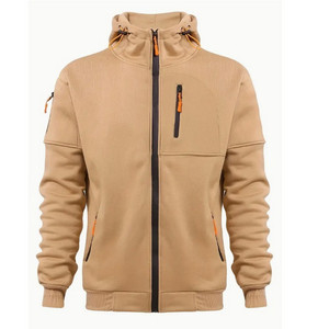 <span class=keywords><strong>Sudadera</strong></span> con capucha deportiva para <span class=keywords><strong>hombre</strong></span> con cremallera, tallas grandes, logotipo personalizado, atlética, duradera, con mangas con cremallera - Product Image 1