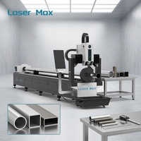 Découpeuse laser à fibre légère 1500W 3000W, capacité de charge 160kg, système à deux mandrins pour le traitement de petits tubes métalliques