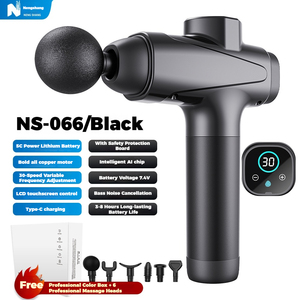 2025 nuova pistola da massaggio, massaggiatore muscolare in tessuto profondo con 6 testine massaggianti, massaggiatore muscolare vibrante senza fili - Product Image 2