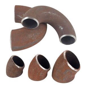 90-degree carbon steel welded elbow, 304 stainless steel elbow, seamless <b>stamped</b> butt-welded elbow - Product Image 1