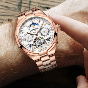 Relojes Mecánicos de Moda para Hombre, Reloj de Pulsera Automático de Negocios, Acero Inoxidable, Luminoso, de Diseño, Relojes para Hombre, Nuevo 2023 - Product Image 2