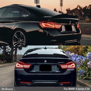 สปอยเลอร์หลังคาร์บอนไฟเบอร์ทรง PSM สำหรับรถยนต์ BMW ซีรีส์ 4 F36 4 ประตู รุ่นครูเป้ ปี 2014-2019 - Product Image 6