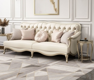 Juego de Sofás Americanos de Lujo Ligero, <span class=keywords><strong>Muebles</strong></span> Modernos, Juego de Sofás de Lujo 123 Combinado con Diseño Europeo para Sala de Estar - Product Image 5