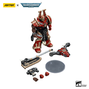 Figura de Acción JOYTOY Warhammer 40K World Eaters Khorne Berserkers con Hachas Chaincleaver, Escala 1/18, Modelo Articulado Coleccionable - Product Image 5