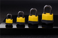 Cadenas de sécurité de haute qualité avec couvercle en PVC, cadenas en fer laminé imperméable