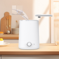 Humidificateur d'air ultrasonique pour la maison, puissance nominale 26W, réservoir de 4,5L, lumière nocturne douce monocolore, humidificateur silencieux à brume fine pour chambre à coucher
