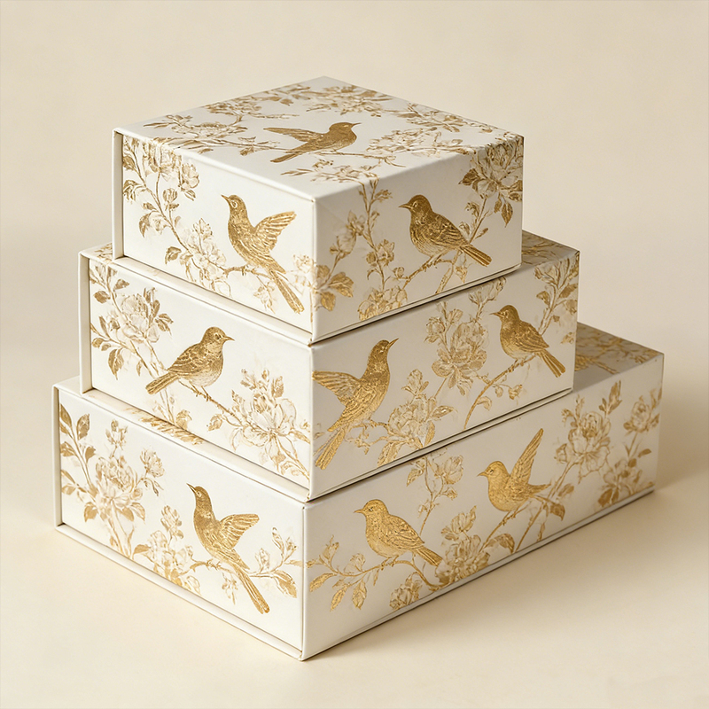 Custom Rectangular Teacup Gift Box UV