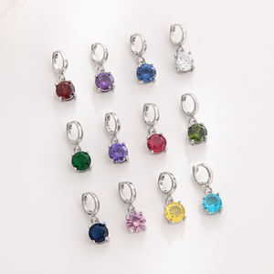 Подвеска на день рождения, подарочное ожерелье из драгоценных камней, 18 карат, с золотыми кристаллами, цирконами, зажимы, подвеска, аксессуары, ожерелье, ювелирные изделия - Product Image 4