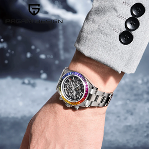 <strong>PAGANI</strong> <strong>DESIGN</strong> P1777 New Men`s Mechanical <strong>Watch</strong> HZ2196G Retro Automatic Waterproof Sapphire Crystal Stainless Steel Reloj Hombre - Product Image 6