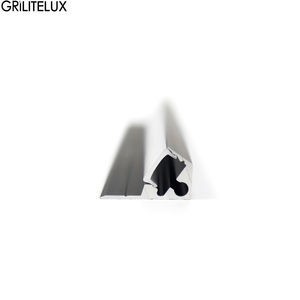 Perfil de Aluminio con Barra Oblicua de 45 Grados, Lámpara LED Empotrada Oculta, Difusor de Luz para Gabinetes y Estantes - Product Image 4