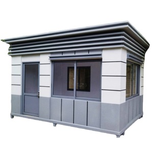 บ้านพักยามโครงสร้างเหล็กเคลื่อนที่ ดีไซน์ทันสมัย ติดตั้งภายนอกอาคาร - Product Image 1