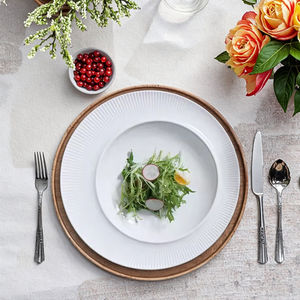 餐厅五星级酒店陶瓷餐盘套装批发新款骨餐盘套装骨瓷餐具套装 - Product Image 6