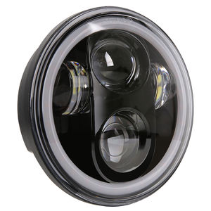 Morsun ไฟหน้า LED สำหรับ Triumph <span class=keywords><strong>Roadster</strong></span> 5.75 ", ไฟหน้า LED DRL Angel Eyes for <span class=keywords><strong>Harley</strong></span> Road King Glide 5-3/4 - Product Image 2