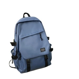 Student <b>Backpack</b> <b>Large</b> Capacity Waterproof Computer Interlayer For Junior Senior High School Boys Spring 2025 Solid Color - Product Image 4