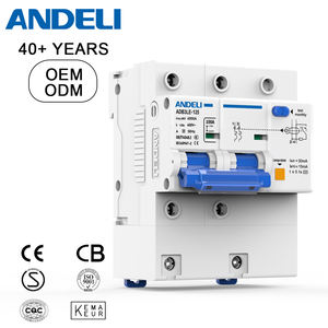 ANDELI ADB3-125LE-2P ミニチュア100アンペアMCB <span class=keywords><strong>RCCB</strong></span> 25A C特性曲線遮断容量 3P ポリエステル＆銅 380V 50/60Hz レール取り付け - Product Image 1