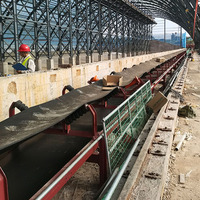 Système de transport de matériaux pour ligne de production d'agrégats de carrière - Convoyeur à bande