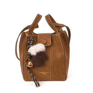 Bolso de mano para mujer de gran capacidad, estilo retro y alta calidad, bolso tipo cubo a la moda para mujer - Product Image 6