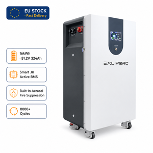 แบตเตอรี่สำรองพลังงานแสงอาทิตย์สำหรับบ้าน EU stock 16kWh 324Ah LiFePO4 พร้อมระบบจัดการแบตเตอรี่ JK BMS และระบบป้องกันไฟไหม้แบบสเปรย์สำหรับสำรองไฟทั้งบ้าน - Product Image 1
